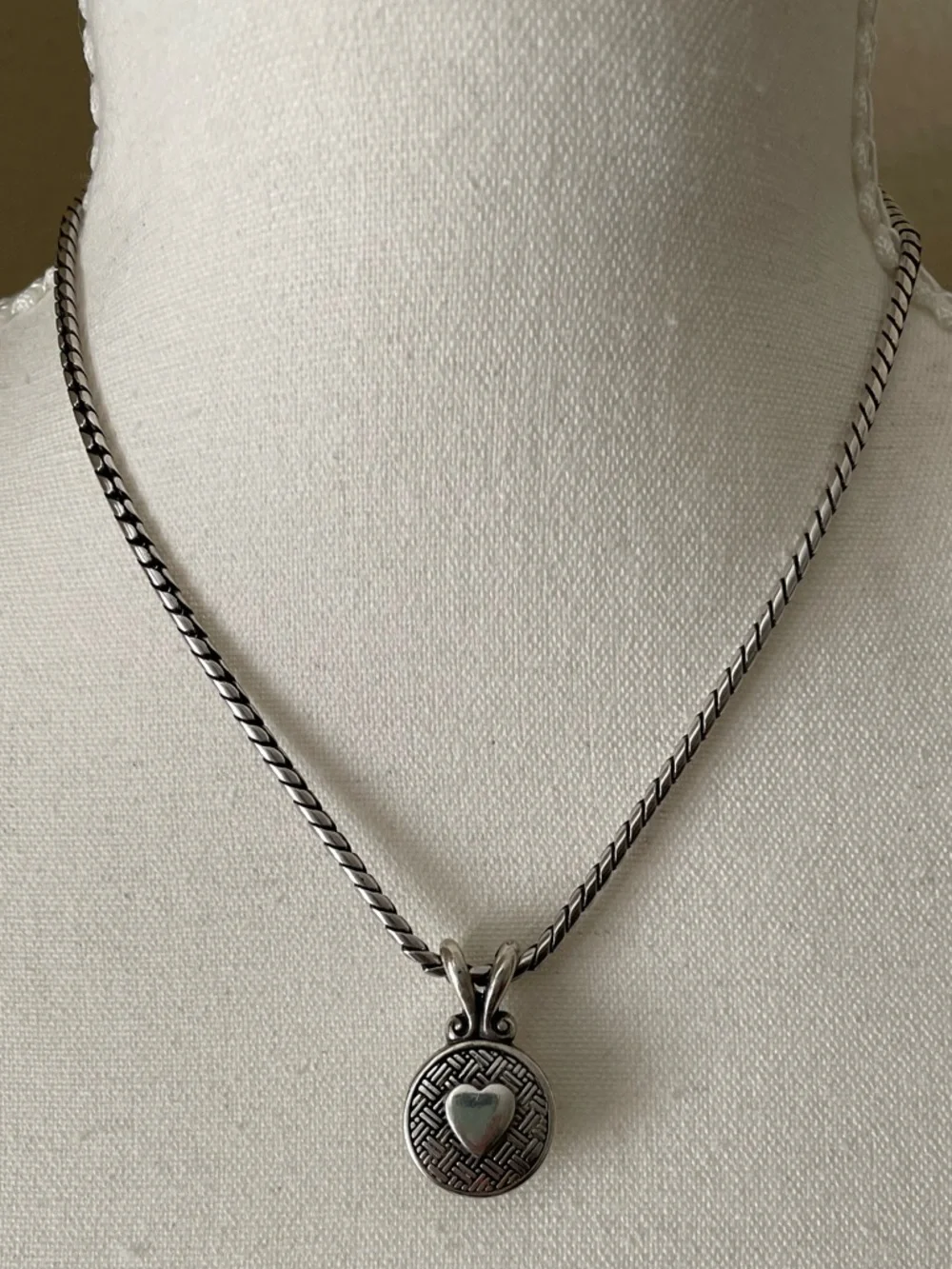 Brighton Heiress Silver And Gold Pendant Necklace